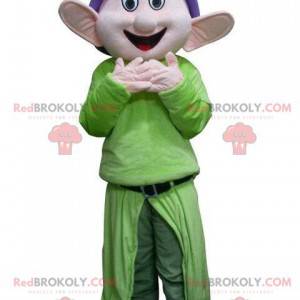Mascot Dopey, in Snow White and the seven dwarfs -