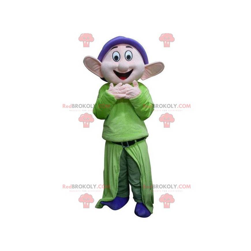 Mascot Dopey, in Snow White and the seven dwarfs -