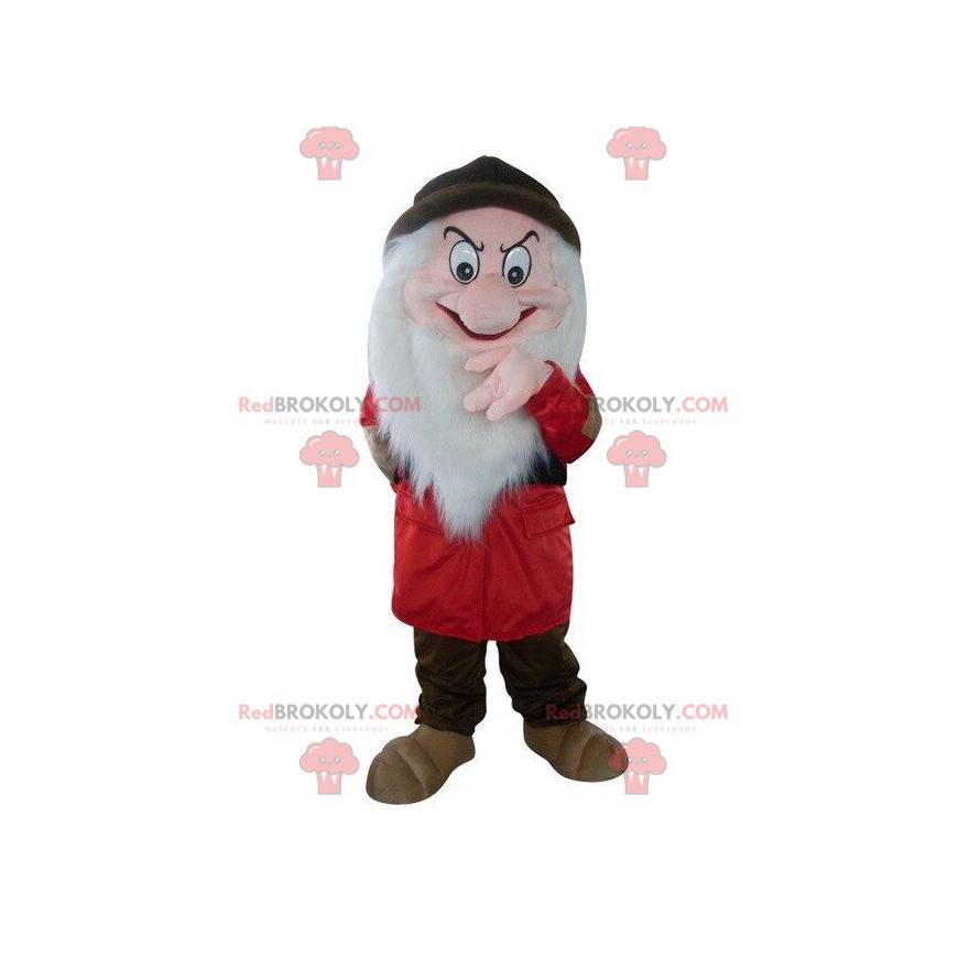 Mascot Grumpy in Snow White og de sju dvergene - Redbrokoly.com