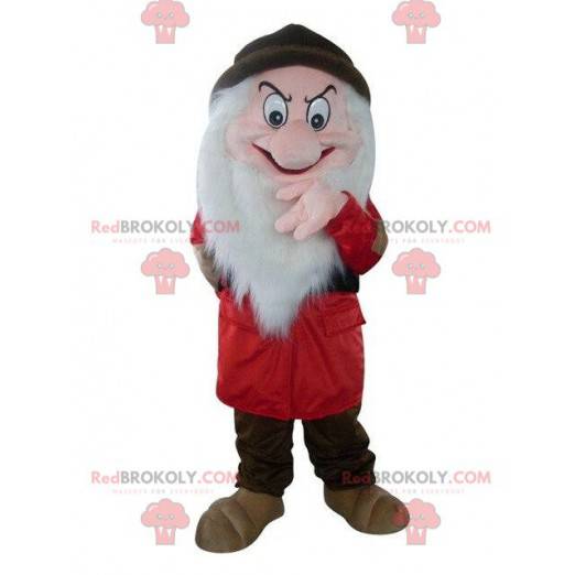 Mascot Grumpy in Snow White og de sju dvergene - Redbrokoly.com