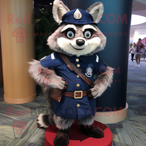 Navy Raccoon mascotte...