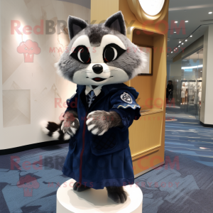 Navy Raccoon mascotte...