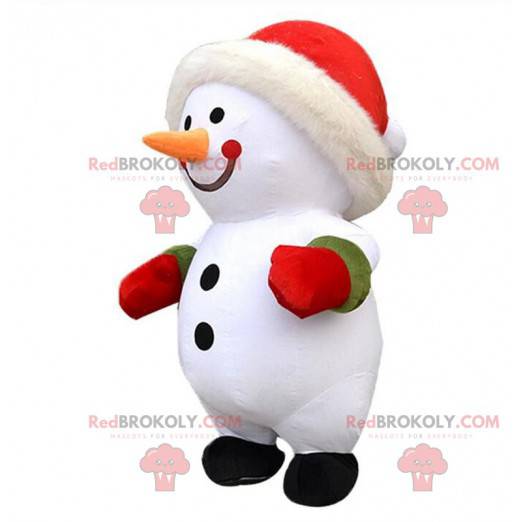 Inflatable snowman mascot, Christmas costume - Redbrokoly.com