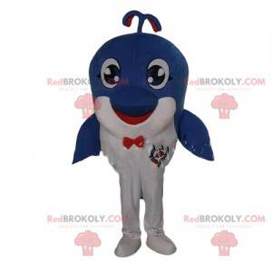 Mascota del delfín, disfraz de ballena, mascota del mar -