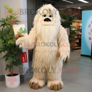 Crème Sasquatch mascotte...