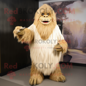 Crème Sasquatch mascotte...