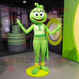 Lime Green Armband maskot...