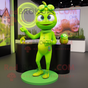 Lime Green Armband maskot...