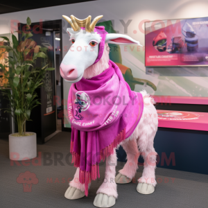Pink Boer Goat mascotte...