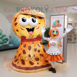 nan Lasagna mascot costume character dressed with a Bikini and Hairpins