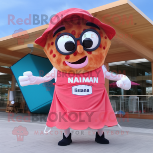 nan Lasagna mascot costume character dressed with a Bikini and Hairpins