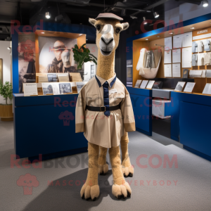 Navy Camel mascotte kostuum...