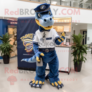 Navy Tyrannosaurus mascotte...