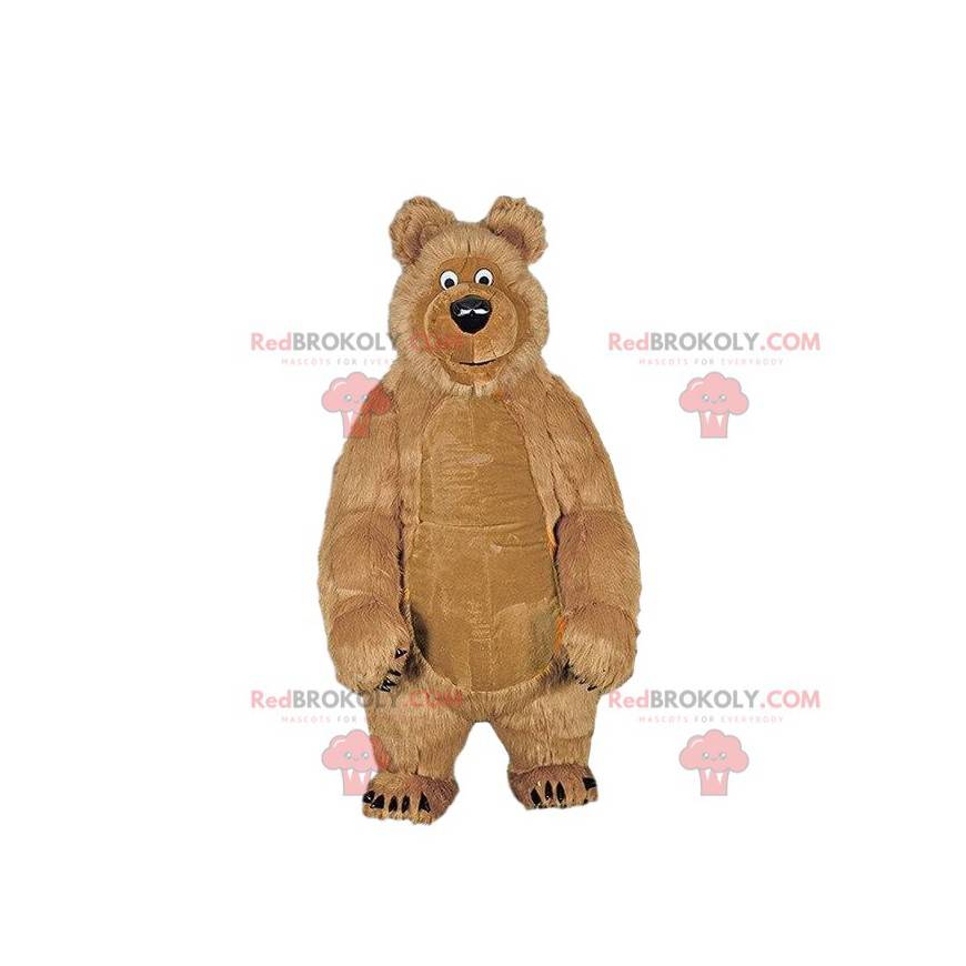 Mascote do urso, famoso urso do desenho animado Maya e o urso -