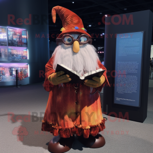 Rust Wizard maskot kostume...