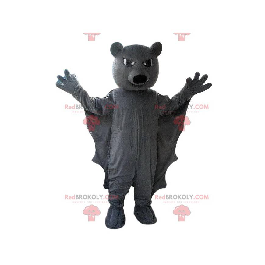 Mascotte de chauve-souris grise, costume de Batman -