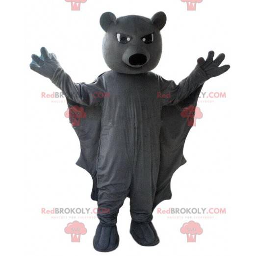 Mascotte de chauve-souris grise, costume de Batman -