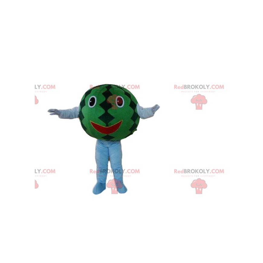 Giant vannmelon maskot, eksotisk fruktdrakt - Redbrokoly.com