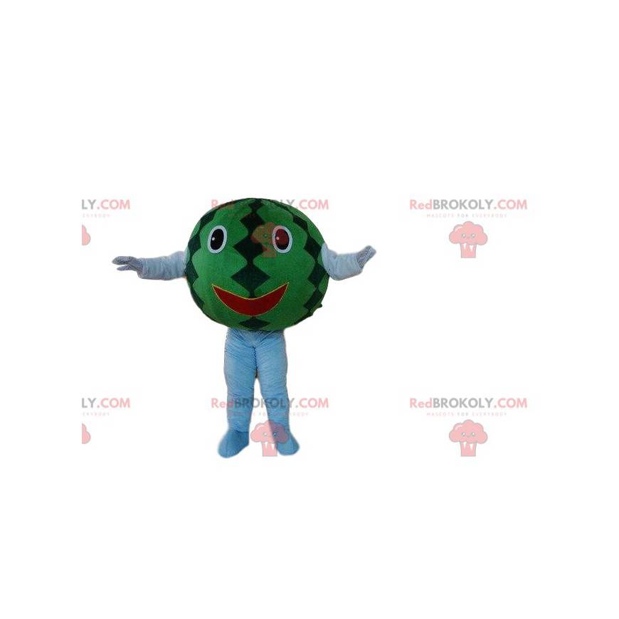 Kæmpe vandmelon maskot, eksotisk frugt kostume - Redbrokoly.com Kæmpe vandmelon maskot, eksotisk frugt kostume - Redbrokoly.com