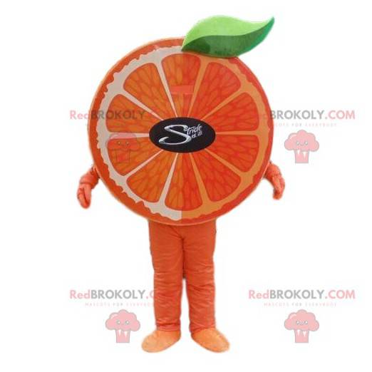 Mascotte arancione, costume da frutta, costume da clementina -