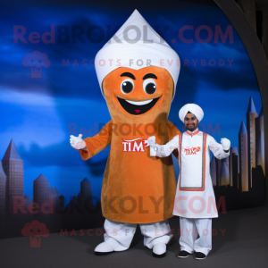 Wit Tikka Masala mascotte...