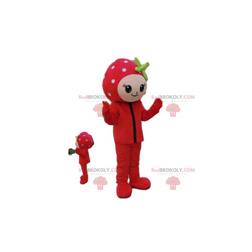 Maskottchen Mädchen, Erdbeerkostüm, Obstkostüm - Redbrokoly.com Maskottchen Mädchen, Erdbeerkostüm, Obstkostüm - Redbrokoly.com