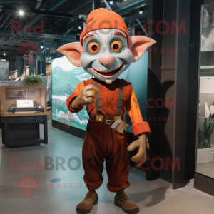 Rust Elf maskot kostume...