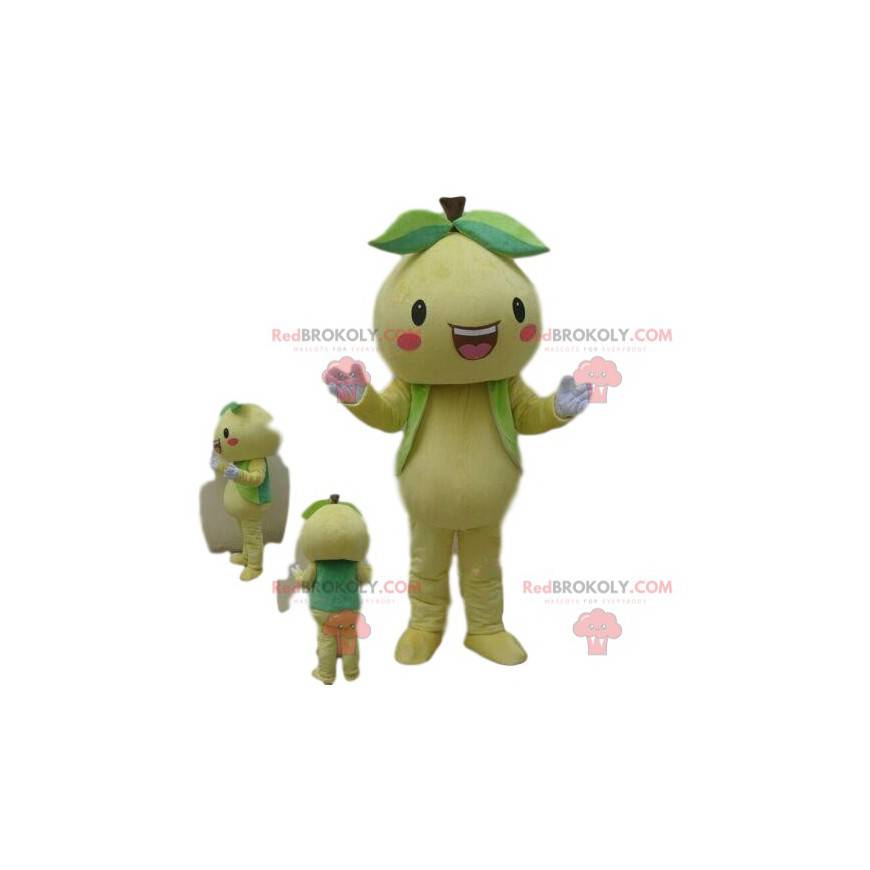 Pear mascot, fruit costume, yellow fruit Food Sizes L (175180CM)