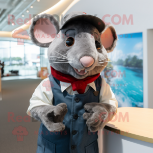  Rat maskot kostym karaktär...