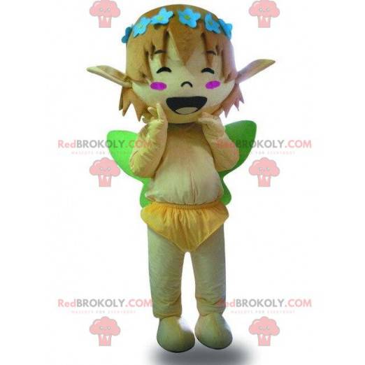 Mascota de elfo, elfo de madera, disfraz de hada -