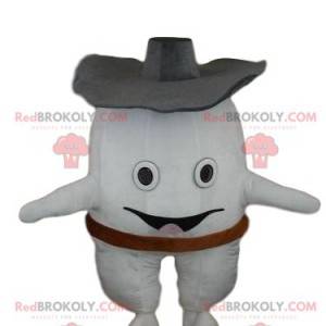 White tooth mascot, giant tooth costume - Redbrokoly.com