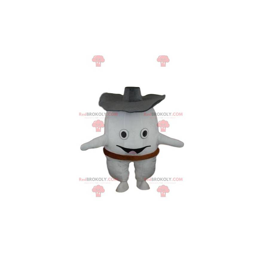 White tooth mascot, giant tooth costume - Redbrokoly.com