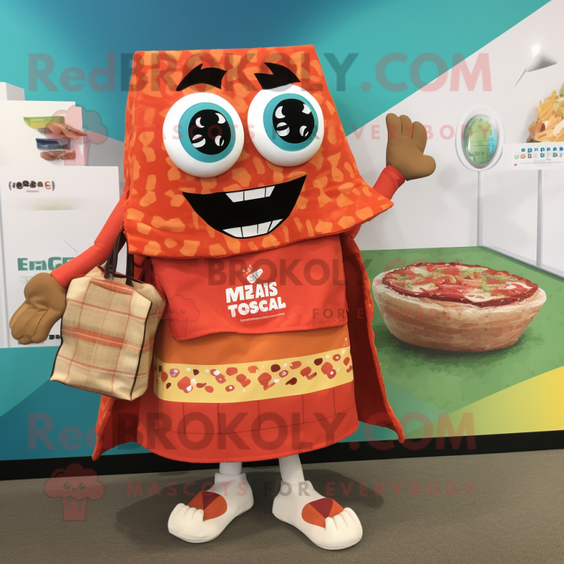 nan Enchiladas mascot costume character dressed with a Shorts and Tote bags