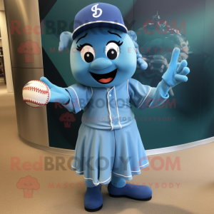 Blue Baseball Glove...