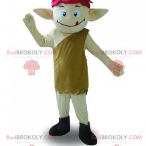 Mascote de elfo, elfo da floresta, fantasia de fada -