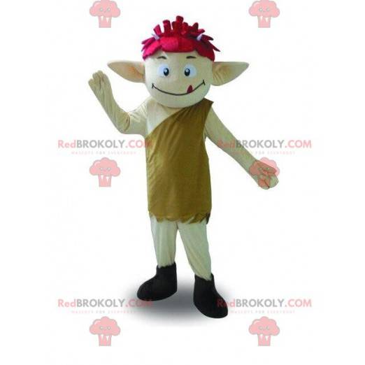 Mascote de elfo, elfo da floresta, fantasia de fada -