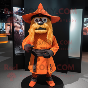 Oranje Samurai mascotte...