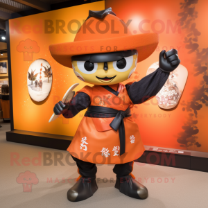 Orangefarbener Samurai...