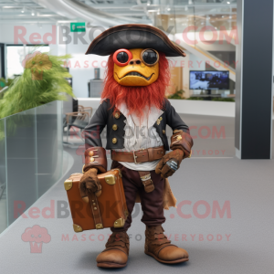 Rust Pirate maskot kostume...