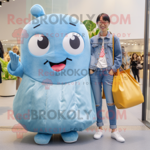 Sky Blue Dim Sum mascotte...