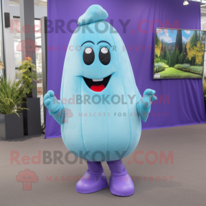 Sky Blue Aubergine mascotte...