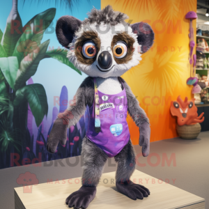  Lemur maskot kostume...