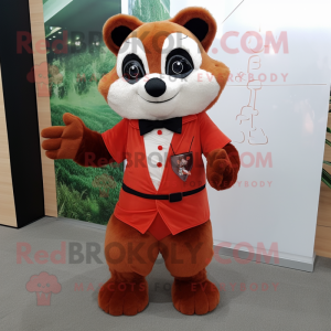 Rust Red Panda mascotte...