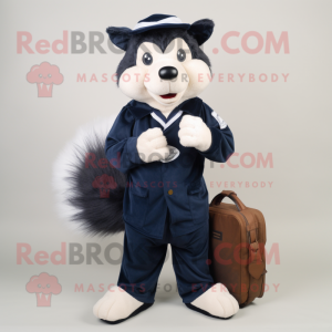 Navy Skunk mascotte kostuum...