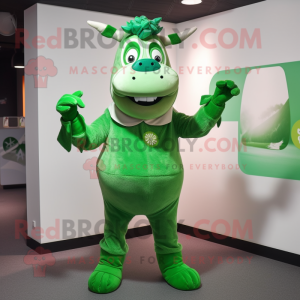 Personagem de mascote Green...