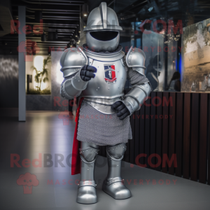 Sølv middelalderlig ridder...