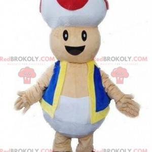 Mascot Toad, cogumelo do videogame Mario, Super Mario -