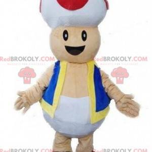 Mascot Toad, mushroom from the video game Mario, Super Mario -