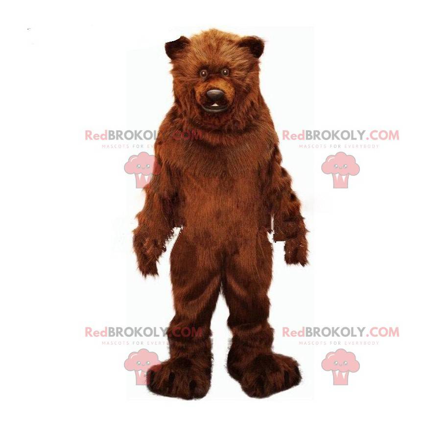 Mascotte bruine beer, realistisch berenkostuum, woest dier - Mascotte bruine beer, realistisch berenkostuum, woest dier -