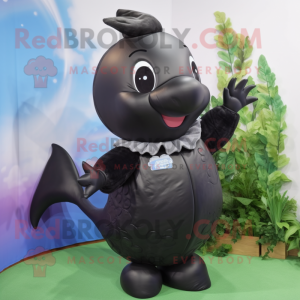 Black Whale maskot...